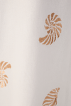 Vestido Linho Bordado Concha Lurex
