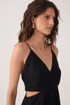 Vestido Curto Linho Bordado Miçanga