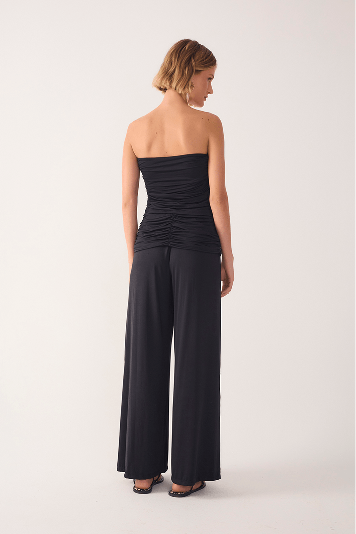 Calça Jersey Franzida