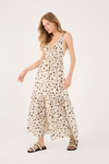 Vestido Longo Estampa Estelar