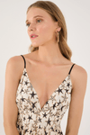 Vestido Longo Estampa Estelar