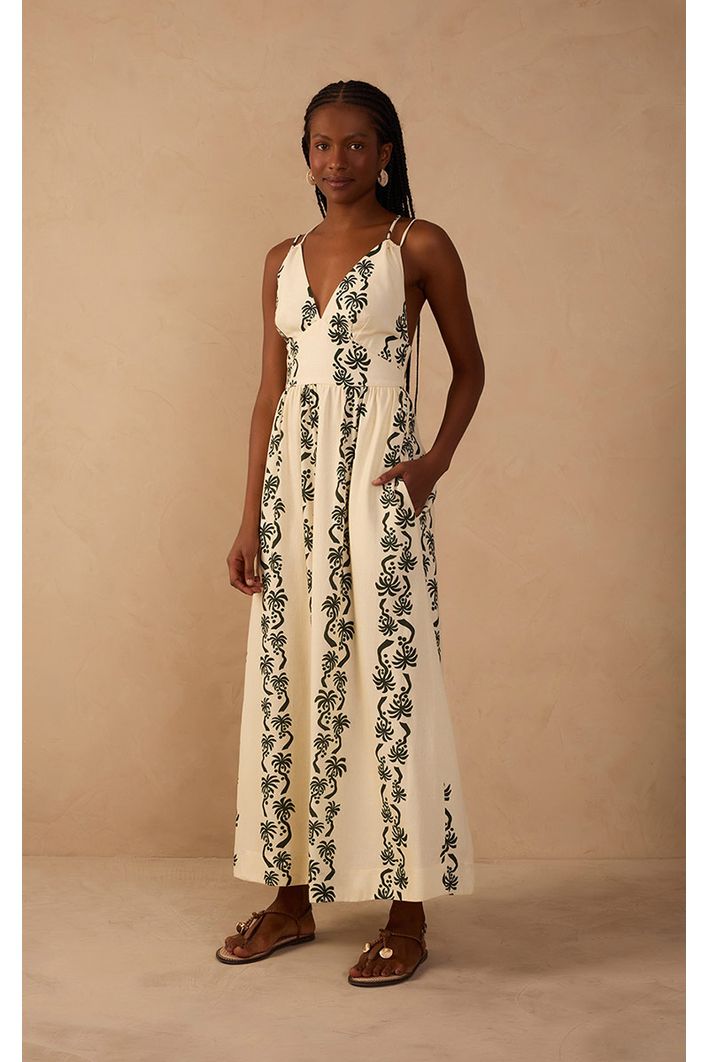 Vestido Cropped Estampa Aventureiro