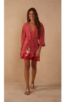 Vestido Curto Estampa Encanto Floral