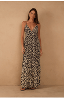 Vestido Longo Estampa Amor Pefeito