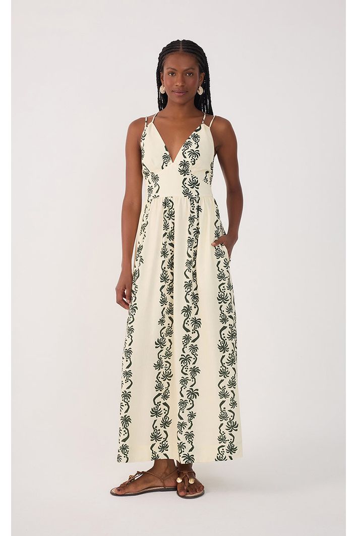 Vestido Cropped Estampa Aventureiro