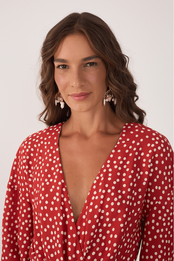 Vestido Curto Estampa Encanto Floral