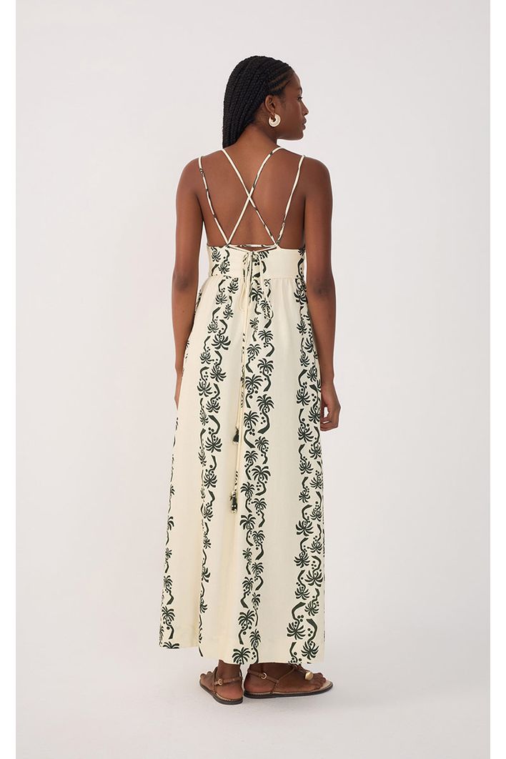 Vestido Cropped Estampa Aventureiro