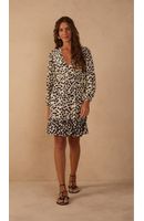 Vestido Curto Estampa Amor Perfeito
