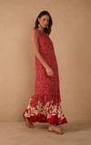 Vestido Longo Estampa Encanto Floral