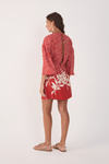 Vestido Curto Estampa Encanto Floral