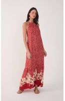Vestido Longo Estampa Encanto Floral