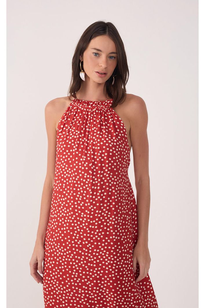 Vestido Longo Estampa Encanto Floral