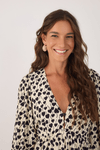 Vestido Curto Estampa Amor Perfeito