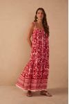 Vestido Cropped Estampa Flora
