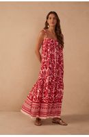 Vestido Cropped Estampa Flora