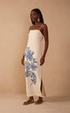 Vestido Cropped Estampa Flor do Oceano