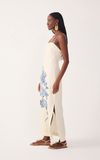 Vestido Cropped Estampa Flor do Oceano