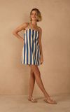 Vestido Curto Estampa Maré Listrada
