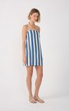 Vestido Curto Estampa Maré Listrada