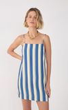 Vestido Curto Estampa Maré Listrada