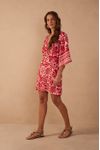 Vestido Curto Estampa Flora