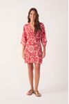 Vestido Curto Estampa Flora