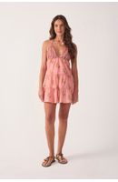 Vestido Lurex Estampa Oásis Mix