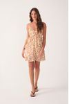 Vestido Lurex Estampa Suspiro