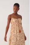 Vestido Cropped Lurex Estampa Suspiro