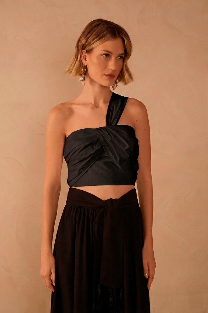 Blusa Algodão Ombro Só