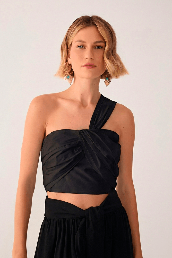 Blusa Algodão Ombro Só