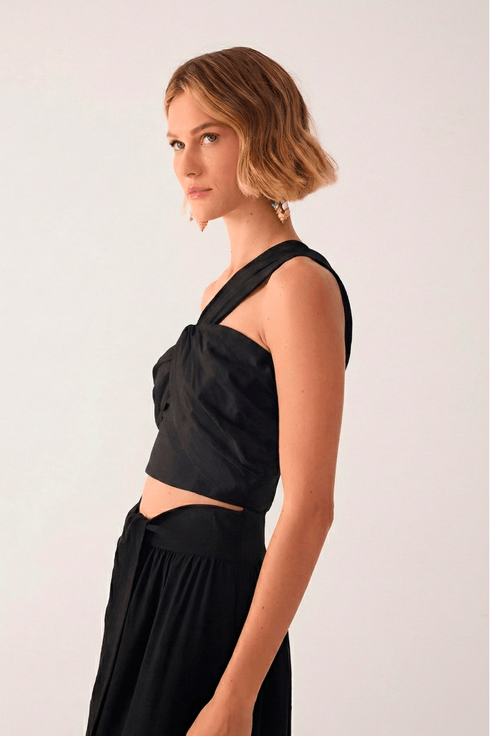 Blusa Algodão Ombro Só