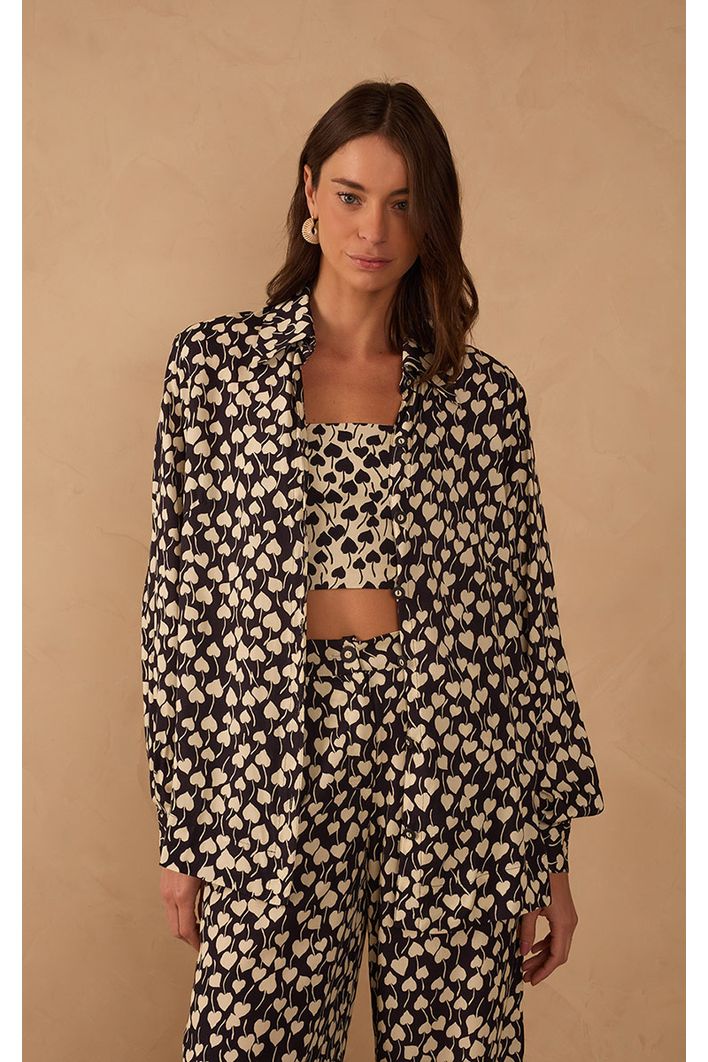 Camisa Estampa Amor Perfeito