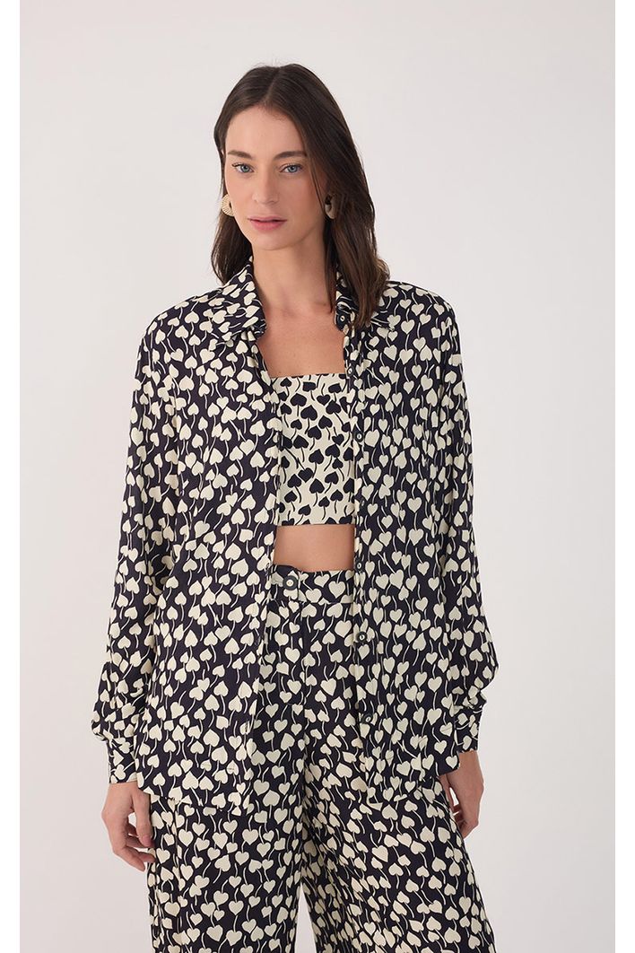 Camisa Estampa Amor Perfeito