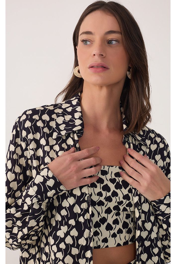Camisa Estampa Amor Perfeito