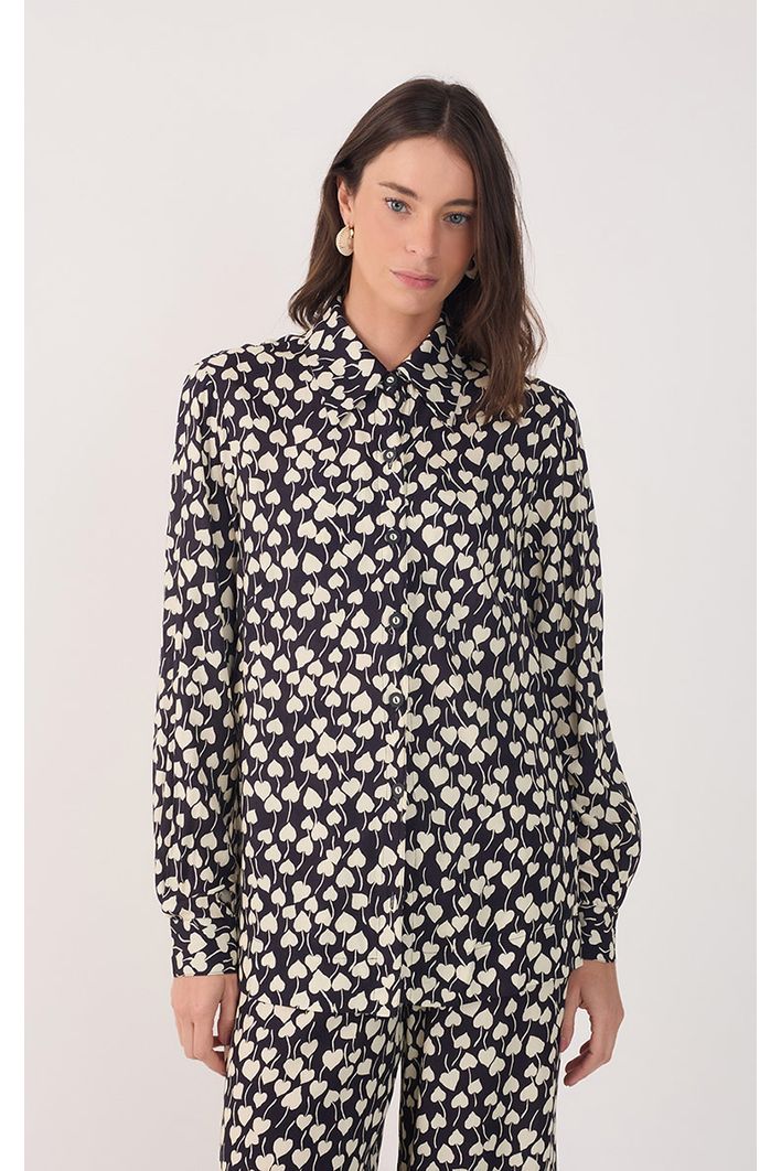 Camisa Estampa Amor Perfeito