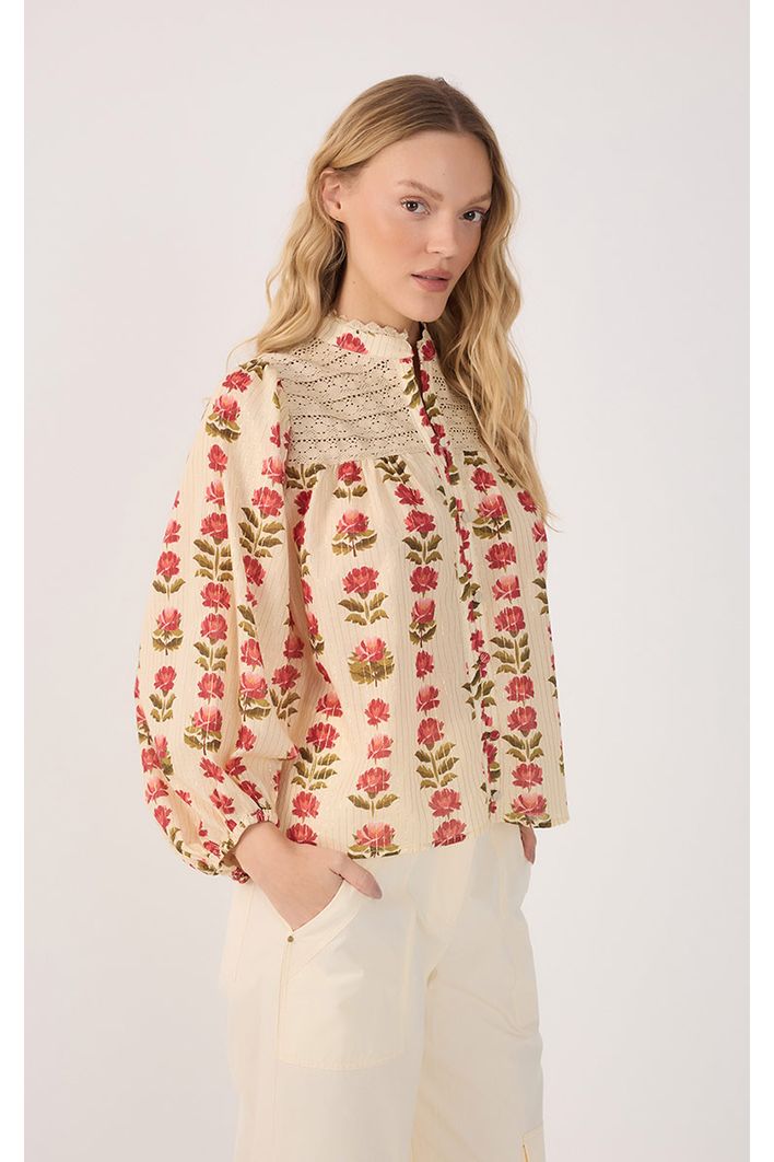 Bata Lurex Estampa Camélia