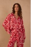 Camisa Bata Estampa Flora