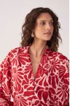 Camisa Bata Estampa Flora