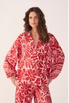 Camisa Bata Estampa Flora