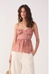 Blusa Lurex Estampa Campo Sereno