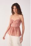 Blusa Lurex Estampa Campo Sereno