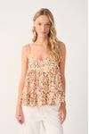 Blusa Lurex Estampa Suspiro