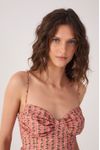 Blusa Lurex Estampa Campo Sereno