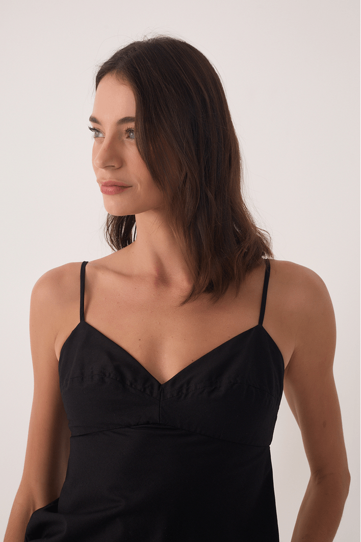 Blusa Algodão Recorte Busto