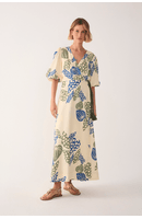 Vestido Cropped Estampa Begonia
