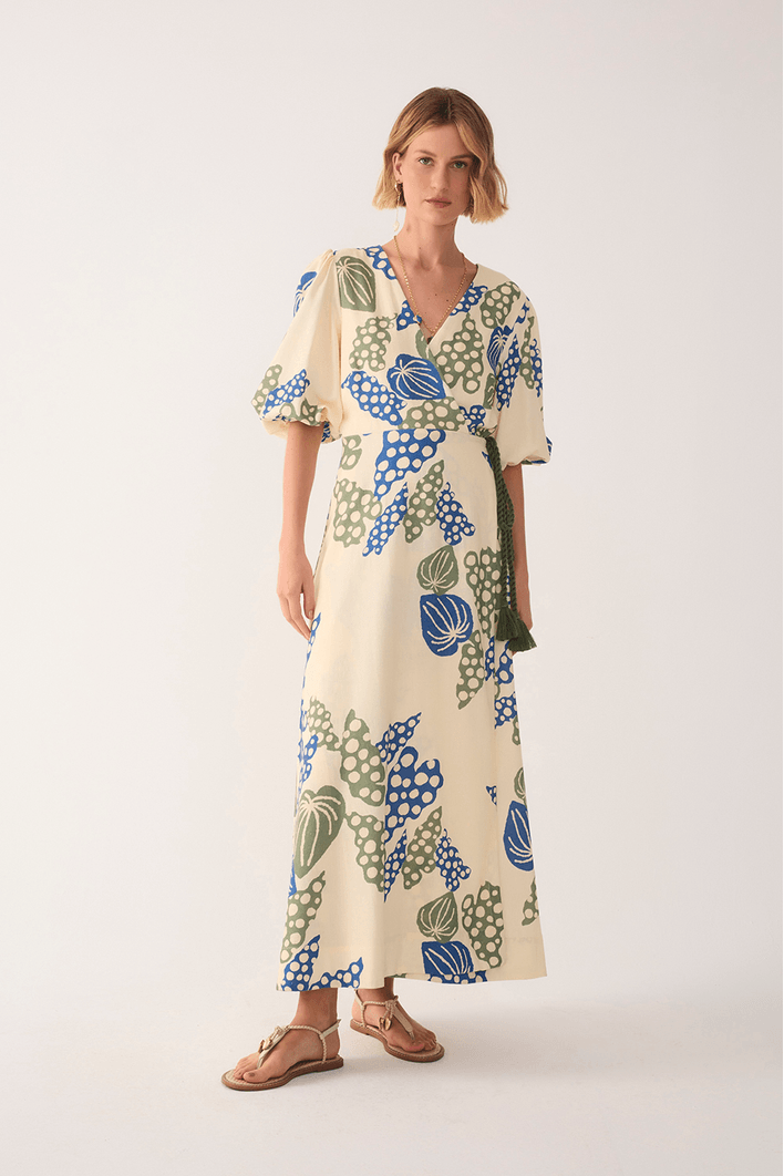 Vestido Cropped Estampa Begonia