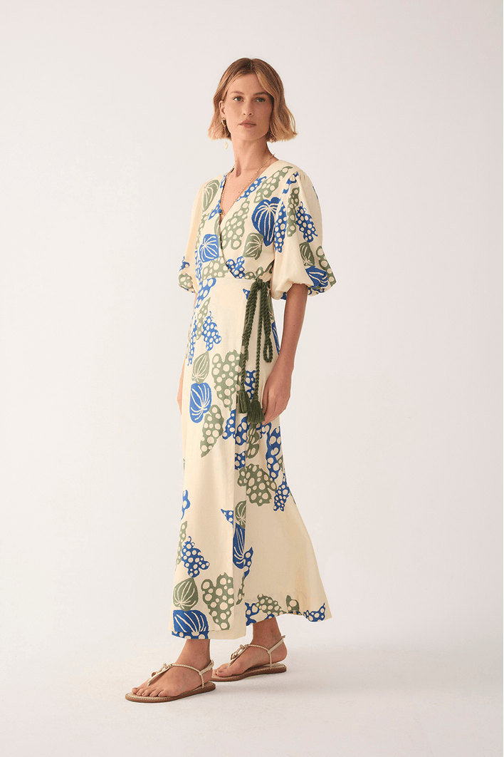Vestido Cropped Estampa Begonia