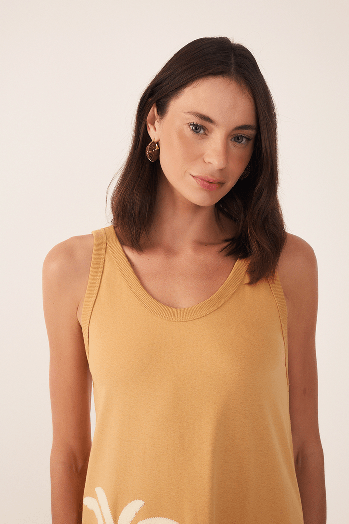 Vestido Com Bordado