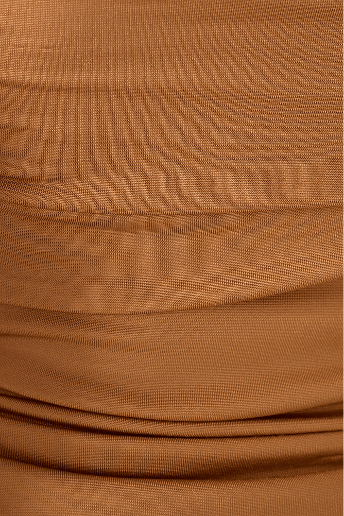 Blusa Jersey Sem Alça Com Fivela